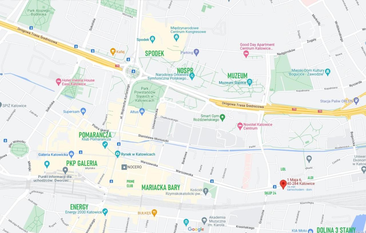 Tanie Noclegowanie Katowice Bagian luar foto